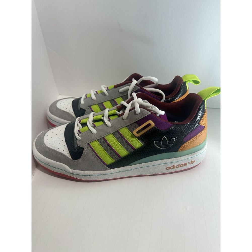 Size 7.5 -women’s adidas Forum Low x S.E.E.D. Multi 2021 Rare - Picture 5 of 16